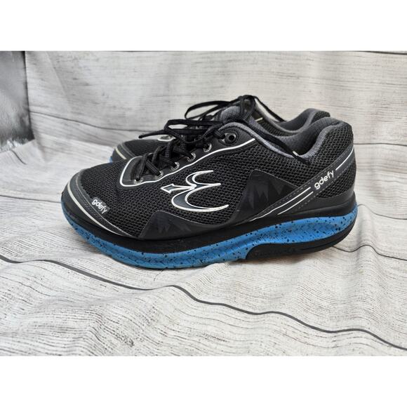 GDefy Mighty Walk Shoes Gravity Defyer Mens Size 10.5 Black Blue main image 8